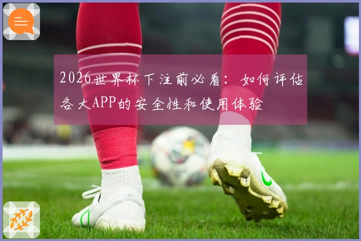 2026世界杯下注前必看：如何评估各大APP的安全性和使用体验