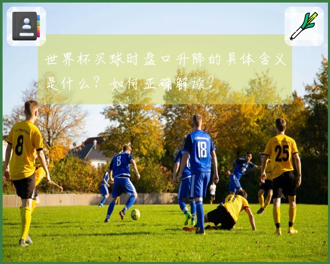 世界杯买球时盘口升降的具体含义是什么？如何正确解读？