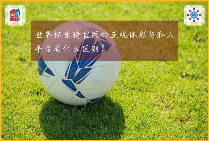 世界杯竞猜官网的正规体彩与私人平台有什么区别？